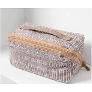 NWOT Thirty-One Gifts Canyon Weave Geometric Bohemian Expanding Travel Case